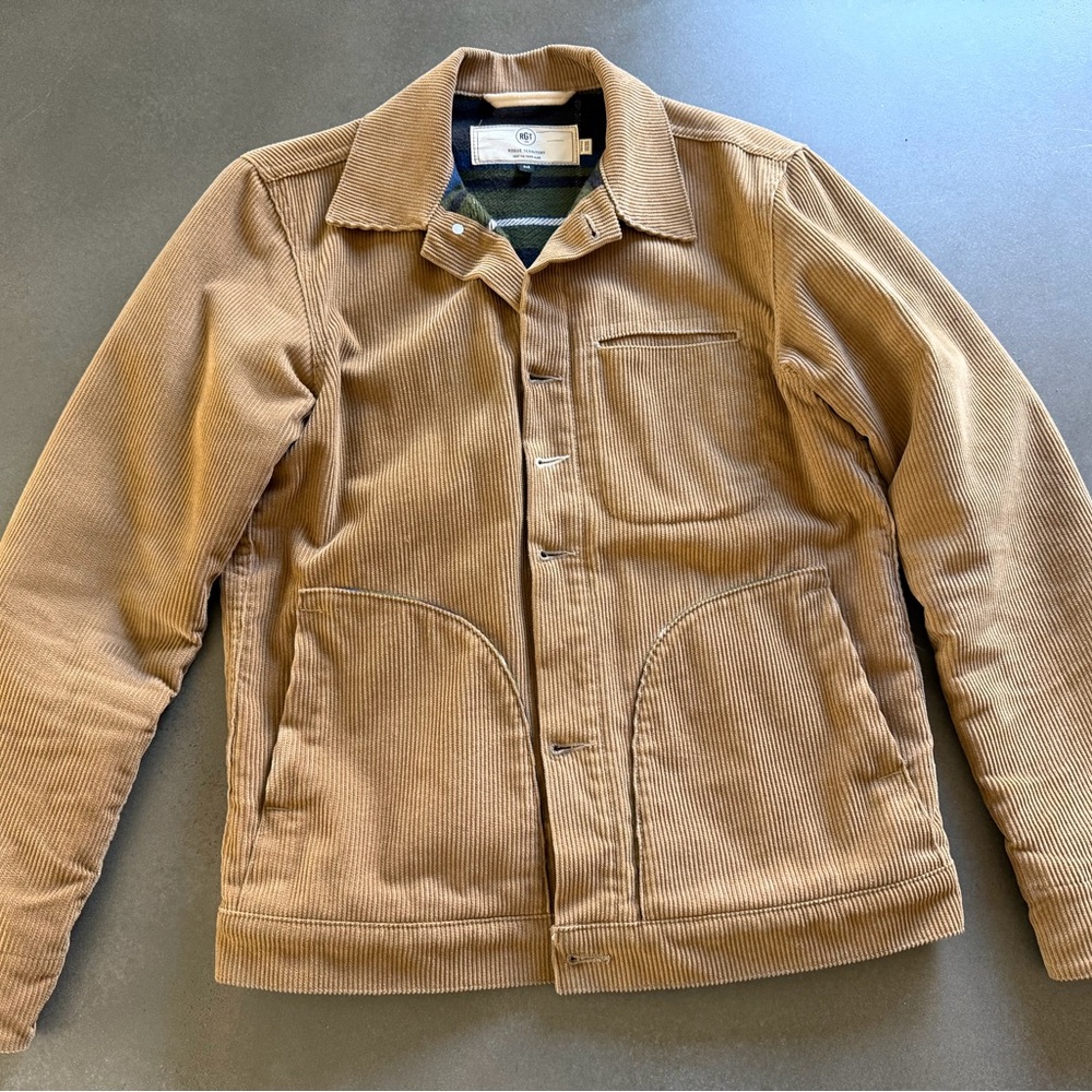 Rogue Territory Supply jacket lined tan corduroy